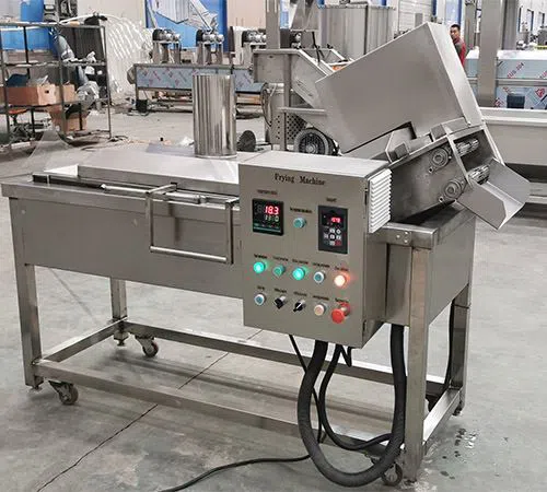 Continuous frying machine