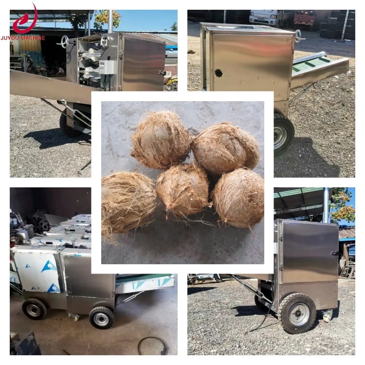 Coconut Dehusking Machine.3 coconut拆机3