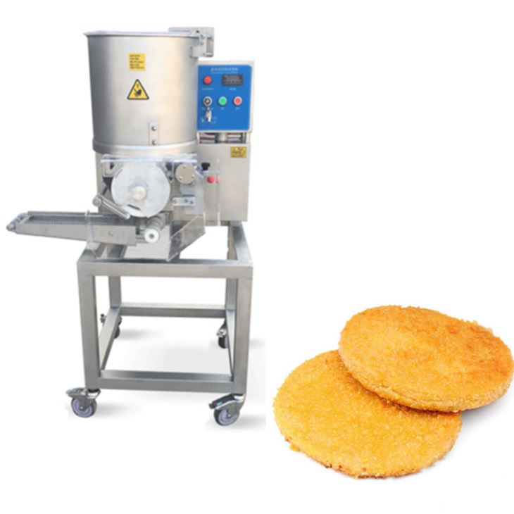 Bread Crumbs Making Machine/Automatic Tempura Batter Covering Machine/Fish Patty Press Machine