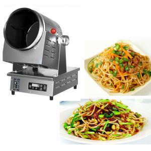 Electric Heating and Temperature-Controlled Stir-Frying Machine