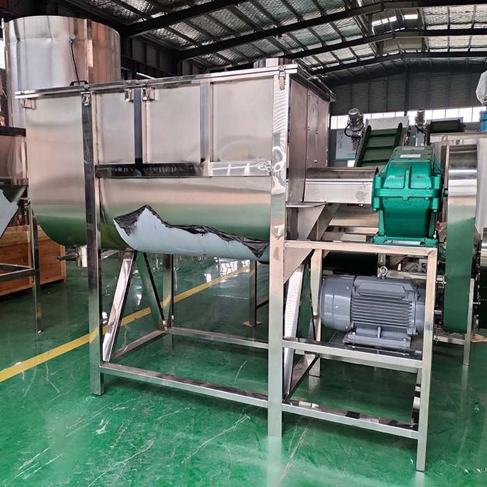 Horizontal Ribbon Blender Mixer Machine